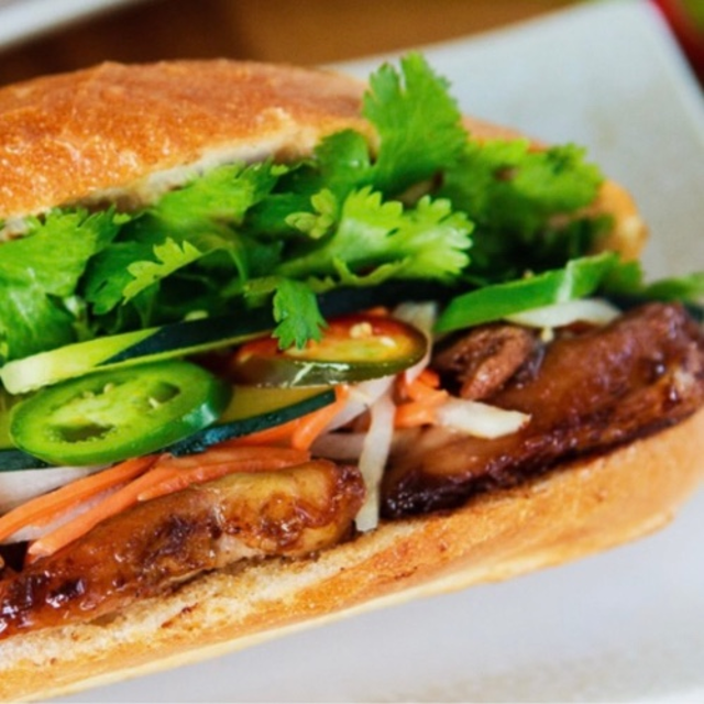BBQ Chicken sandwich.